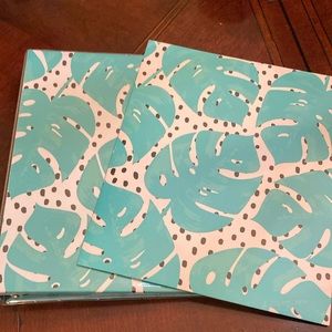 Studio C “The Good Vibes Collection” 1” binder and 2-pocket folder.